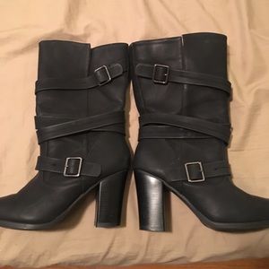 Black Heeled Boots